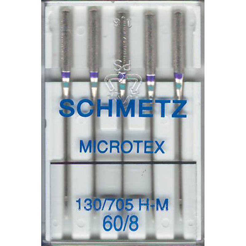 Иглы для шелка и микрофазы № 60/8, SC, (130/705 H-M), 1 уп.=5 шт.