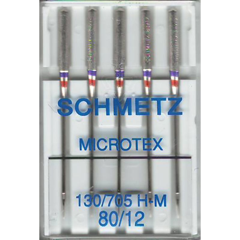 Иглы для шелка и микрофазы № 80/12, SC, (130/705 H-M), 1 уп.=5 шт.