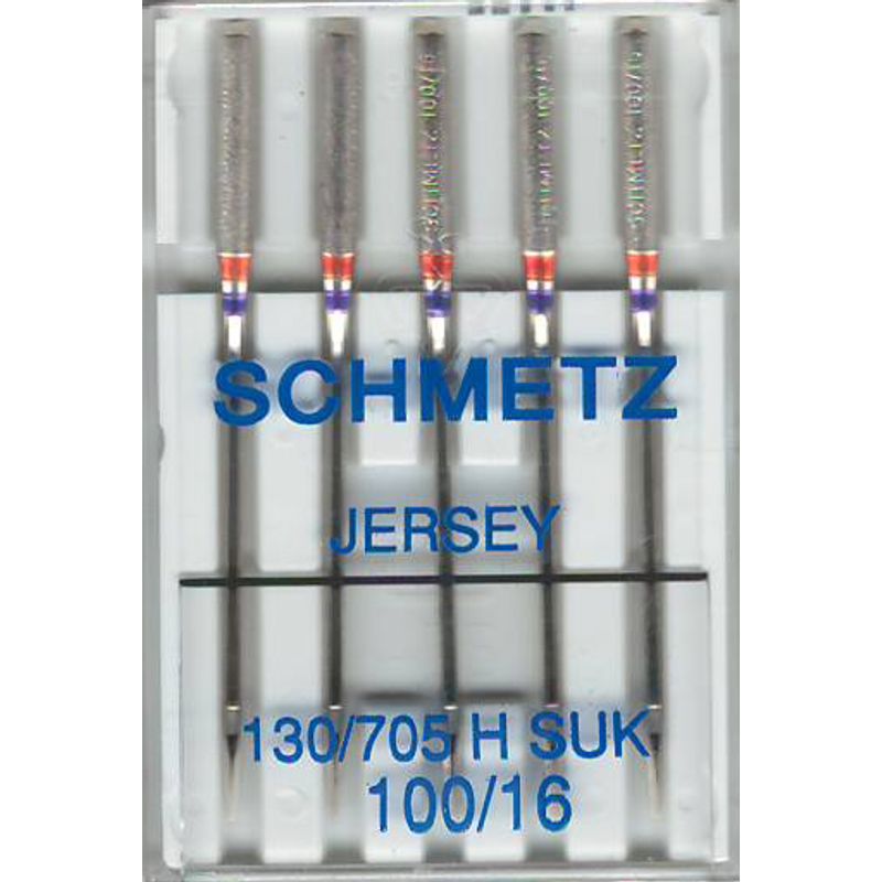 Иглы для трикотажа, джерси №100/16, SC, (130/705H SUK), 1 уп.=5 шт.