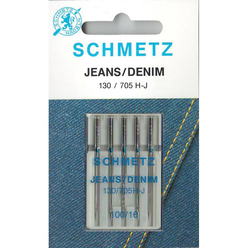 Иглы для джинса № 100/16, SC, (130/705H-J), 1 уп.=5 шт.