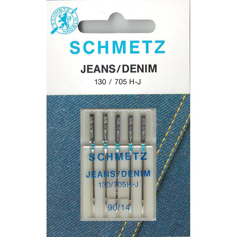 Иглы для джинса № 90/14, SC, (130/705H-J), 1 уп.=5 шт.