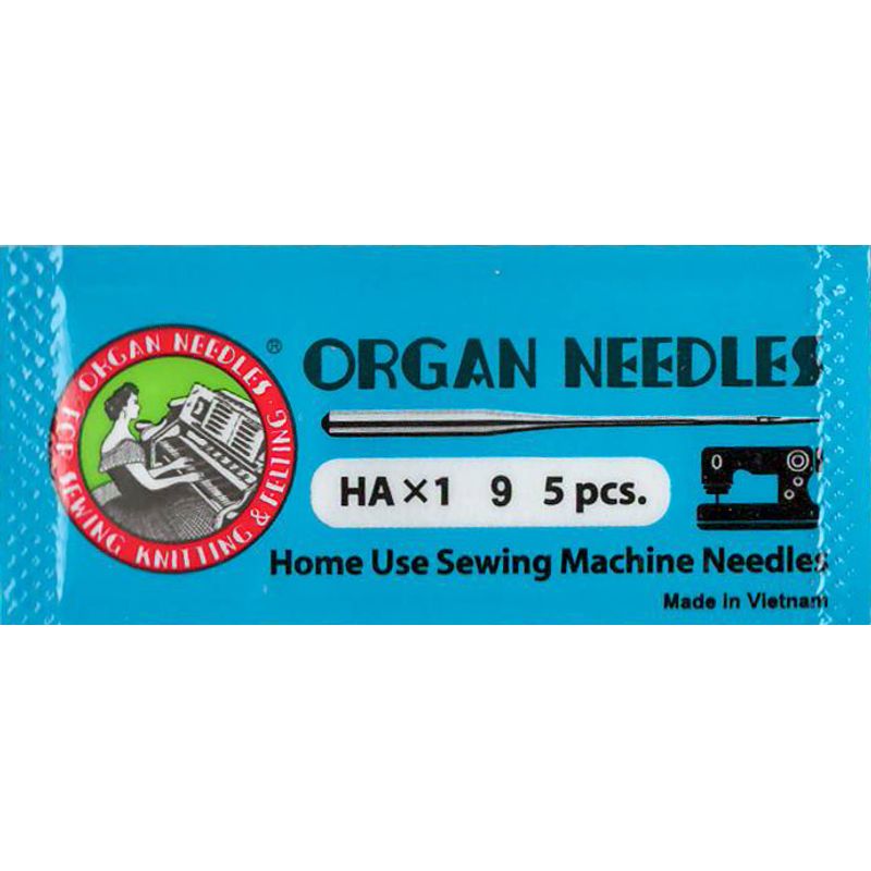 Иглы универсальные № 65/9, OR, (HAx1, 130 / 705H, 15x1), 1уп. = 5шт, пленка