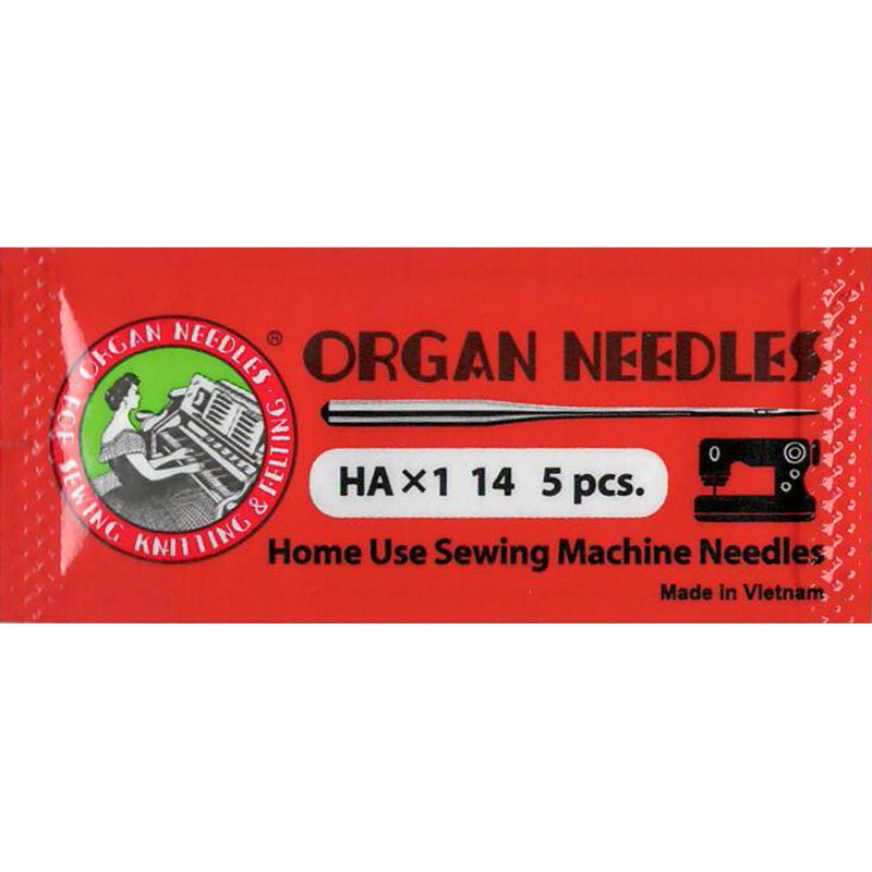 Иглы универсальные № 90/14, OR, (HAx1, 130 / 705H, 15x1), 1уп. = 5шт, пленка