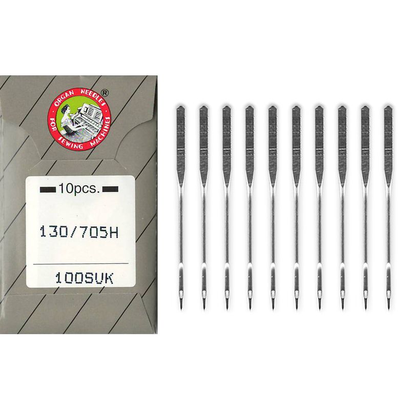 Иглы для стретч, лайкра, бифлекс №100 | / 16 OR (HAx1, 130 / 705H, 15x1), 1уп. = 10шт, бумага