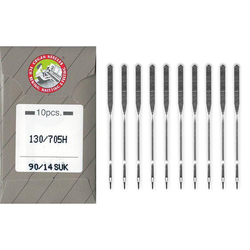 Иглы для стретч, лайкра, бифлекс № 90/14, OR (HAx1, 130 / 705H, 15x1), 1уп. = 10шт, бумага