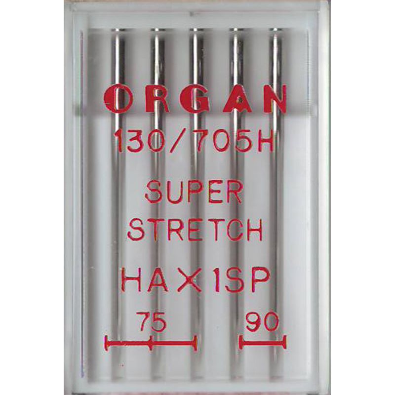 Иглы для стретч, лайкра, бифлекс № MIX, OR (HAx1SP, 130 / 705H, 15x1): 75/14 (3); 90/14 (2), 1уп. = 5шт