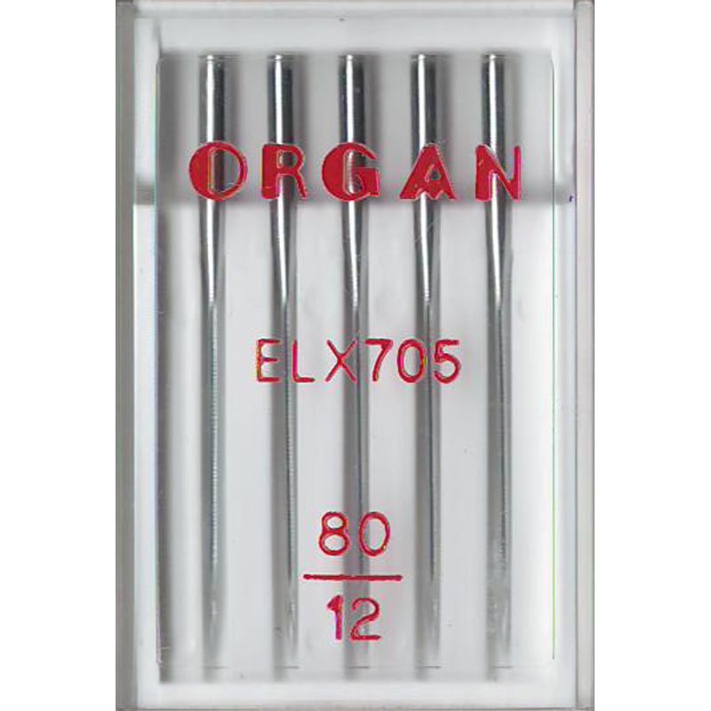 Иглы для оверлока № 80/12, OR, (ELx705 Chromium), 1уп. = 5шт