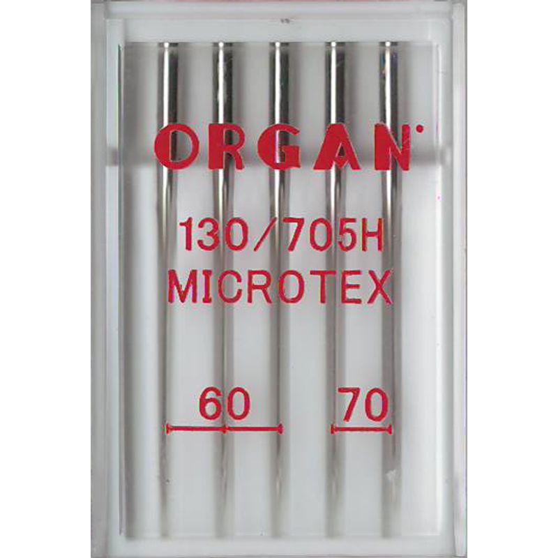 Иглы для шелка и микрофазы № MIX, OR, (130/705 H-M): 60/8 (3); 70/10 (2) 1уп. = 5шт