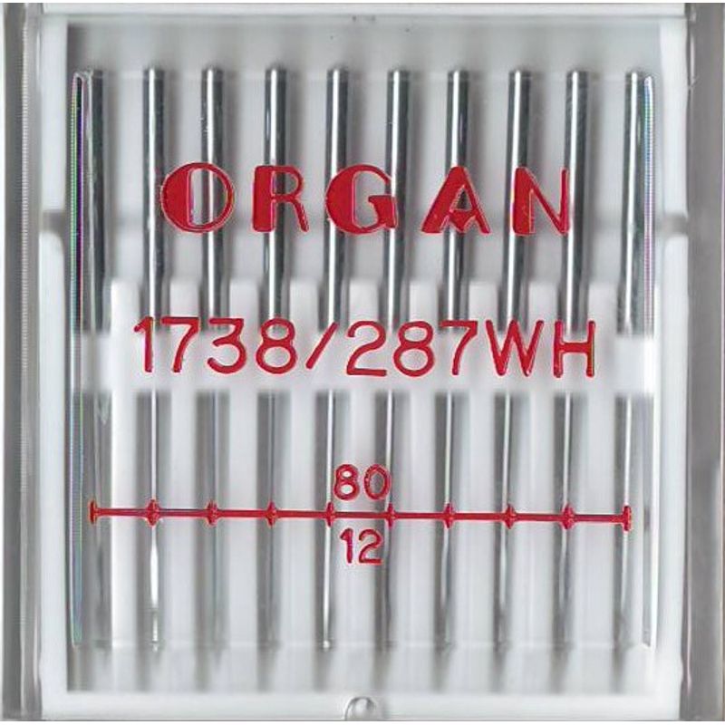 Иглы DBx1 R, № 80, OR, (1738, 16x257, 71x1, 16x231, 287WH, DBx257), 1уп. = 10шт (ПБ)