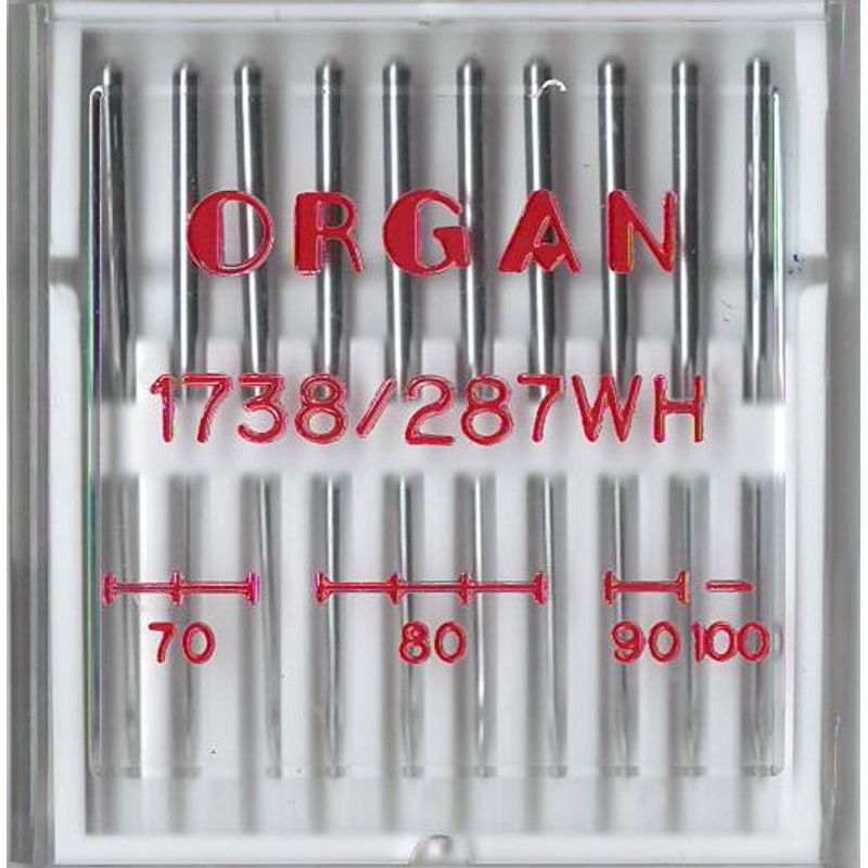 Иглы DBx1 R, №MIX, OR, (1738, 16x257, 71x1, 16x231, 287WH, DBx257) 70 (3); 80 (4); 90 (2); 100 (1) 1001уп. = 10шт