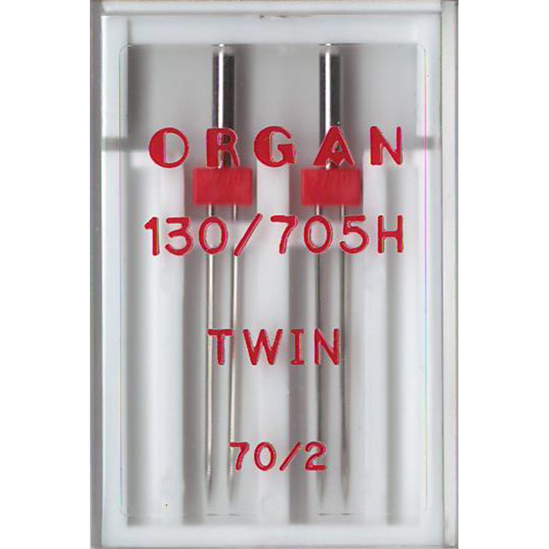 Иглы универсальные двойные №2 0/70, OR, (130 / 705H), 1уп. = 2шт