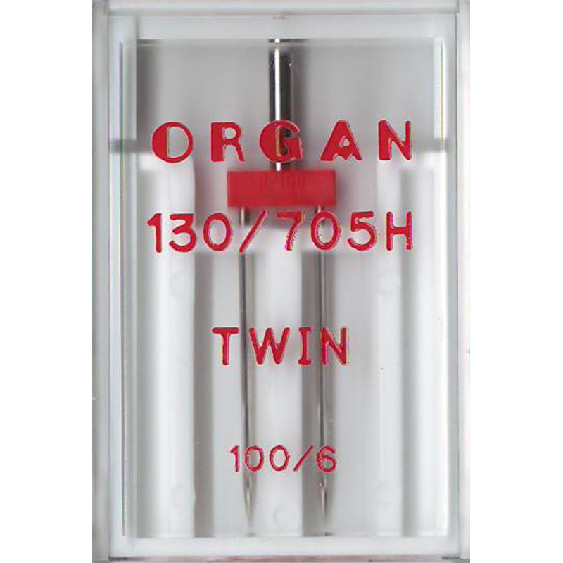 Иглы универсальные двойные №6 0/100, OR, (130 / 705H), 1уп. = 1шт