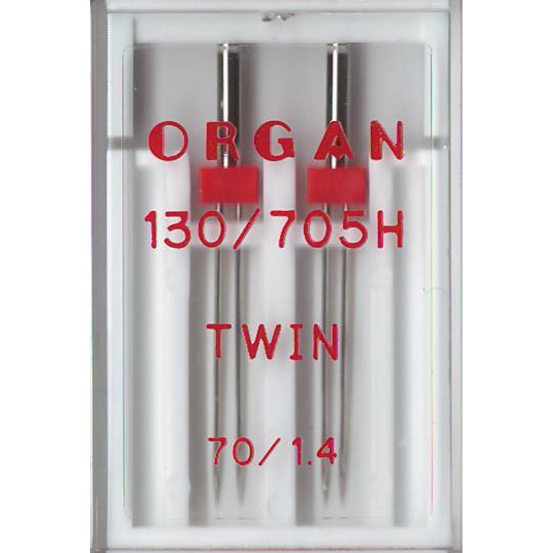 Иглы универсальные двойные №1, 4/70, OR, (130 / 705H), 1уп. = 2шт