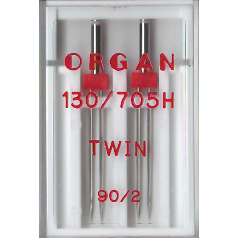 Иглы универсальные двойные №2 0/90, OR, (130 / 705H), 1уп. = 2шт