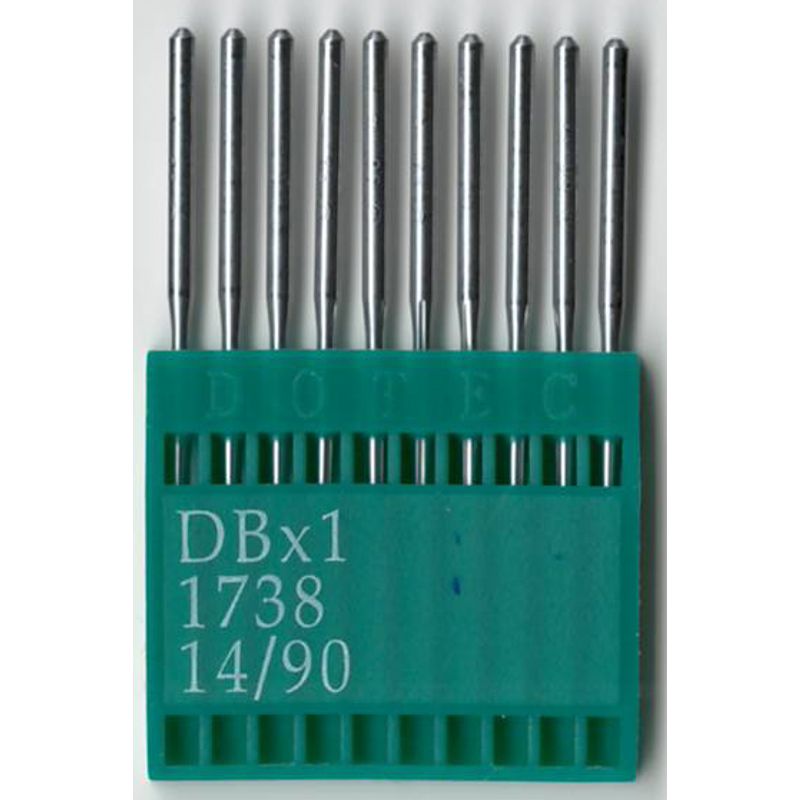 Иглы DBx1 R, № 90, DO, (1738, 16x257, 71x1, 16x231, 287WH, DBx257), 1 уп.=10 шт.