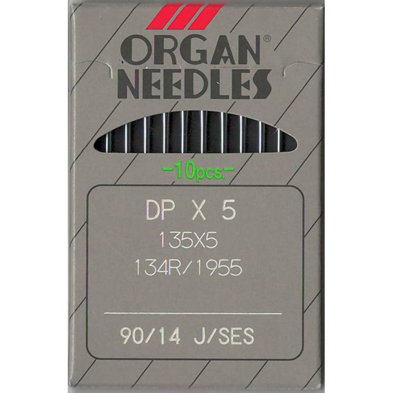 Иглы 134 FFG/SES, № 90, OR, (DPx5, 135x5, 135x7, 797, SY1955), 1 уп.=10 шт.