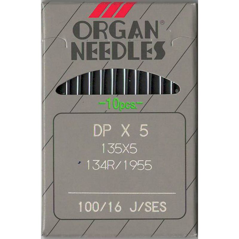 Иглы 134 FFG/SES, №100, OR, (DPx5, 135x5, 135x7, 797, SY1955), 1уп. =10шт