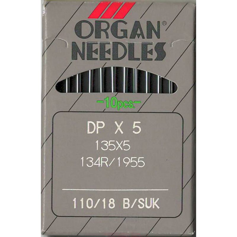 Иглы 134 FG/SUK, №110, OR, (DPx5, 135x5, 135x7, 797, SY1955), 1уп. =10шт