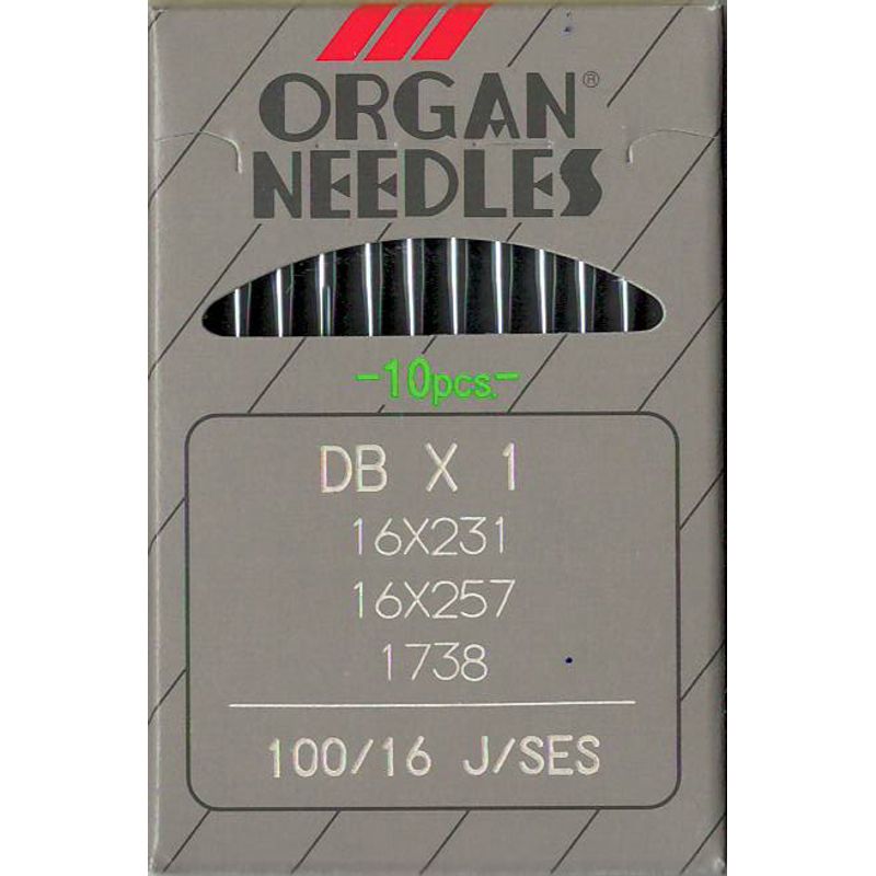 Иглы DBx1 FFG/SES, №100, OR, (1738, 16x257, 71x1, 16x231, 287WH, DBx257), 1 уп.=10 шт.