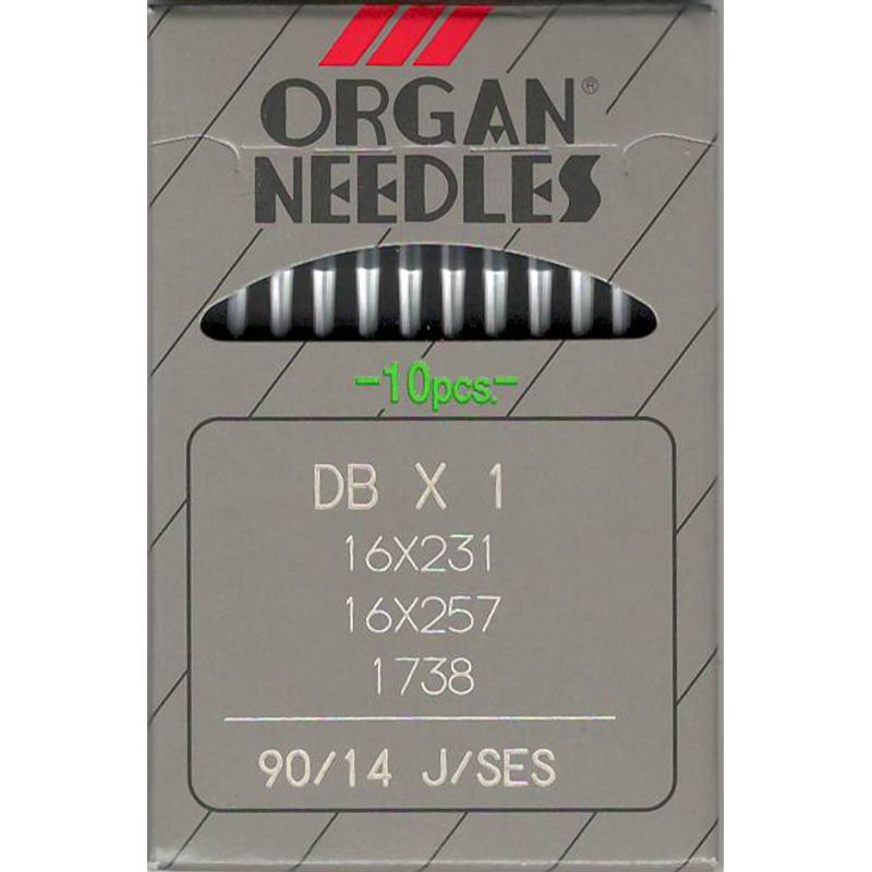 Иглы DBx1 FFG/SES, № 90, OR, (1738, 16x257, 71x1, 16x231, 287WH, DBx257), 1 уп.=10 шт.