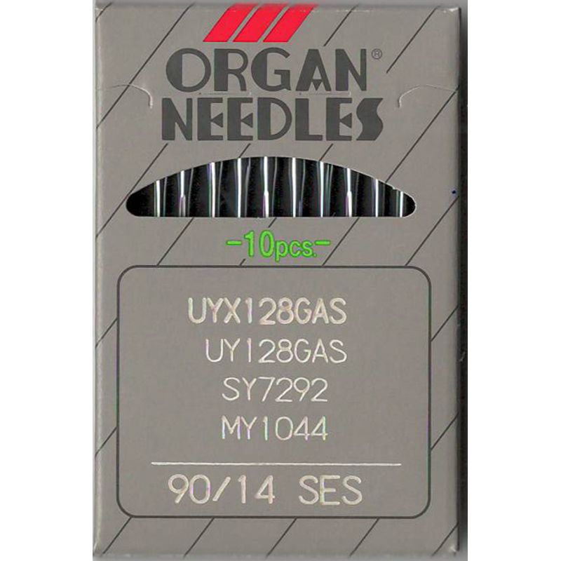 Иглы UY128GAS FFG / SES, № 90, OR, (UY128GBS, 1280, 149x3, 149x31, TVx3), 1уп. = 10шт