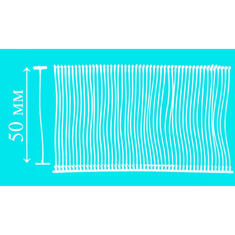 Биркодержатель тип Т, 50мм (1 кор. = 5000 шт.), полипропилен