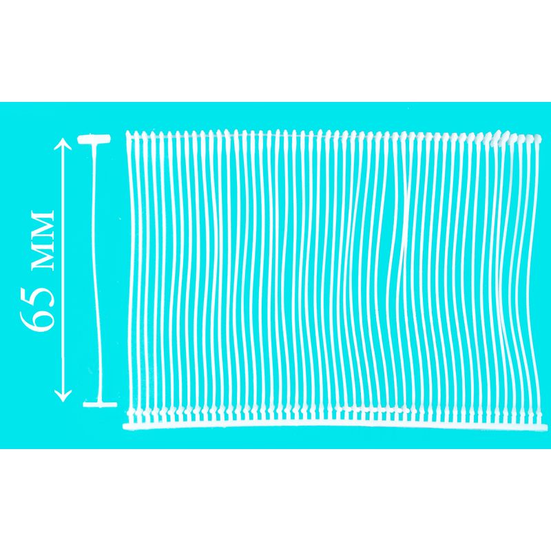 Биркодержатель тип Т, 65мм (1 кор. = 5000 шт.), полипропилен