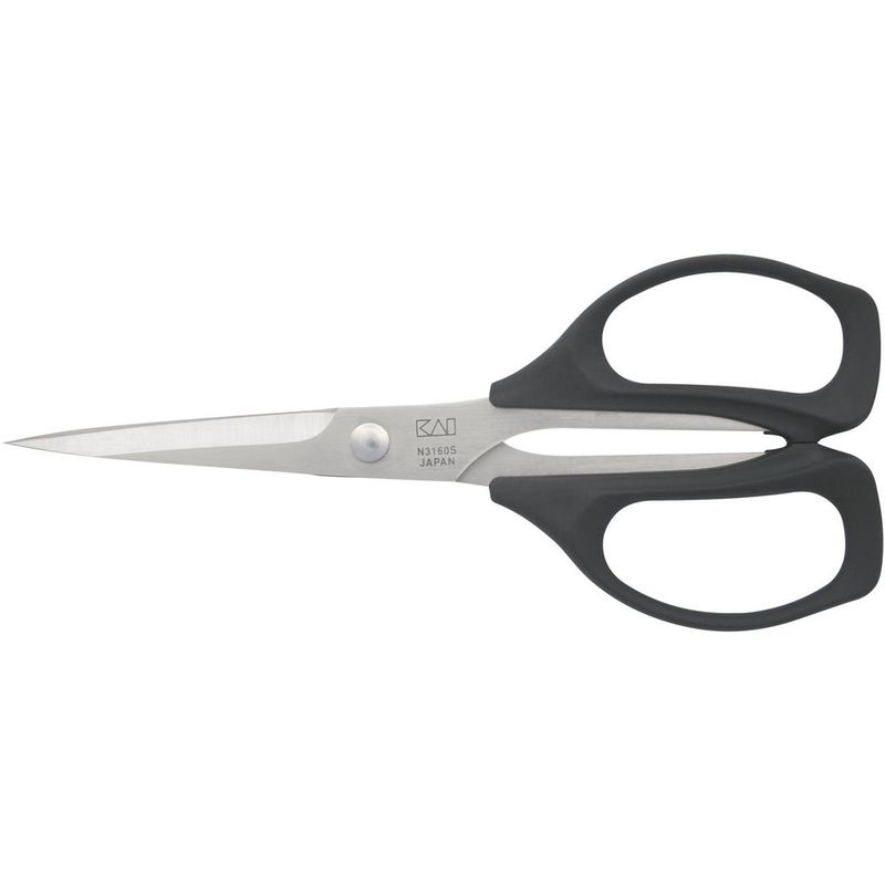 Ножницы для подрезки вышивки 160мм (6 2 ''), НС, острые кончик, KAI, N3160S