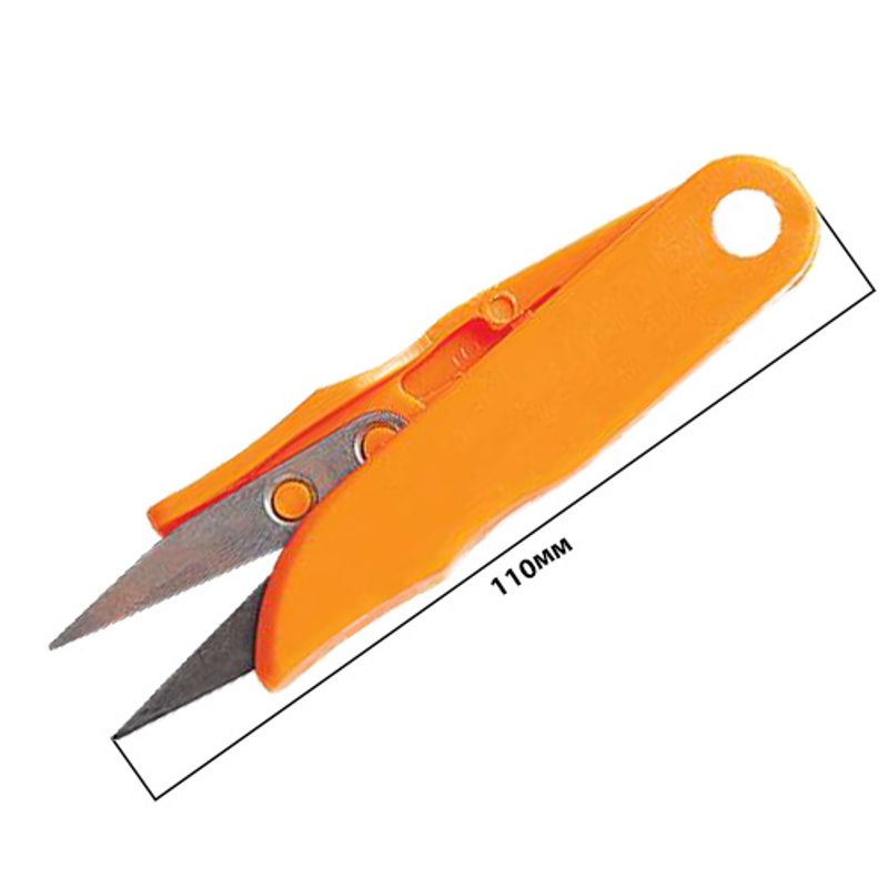 Ножницы для подрезки нитей, 110мм, пластик / металл