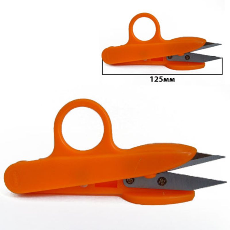 Ножницы для подрезки нитей, 125мм, пластик / металл