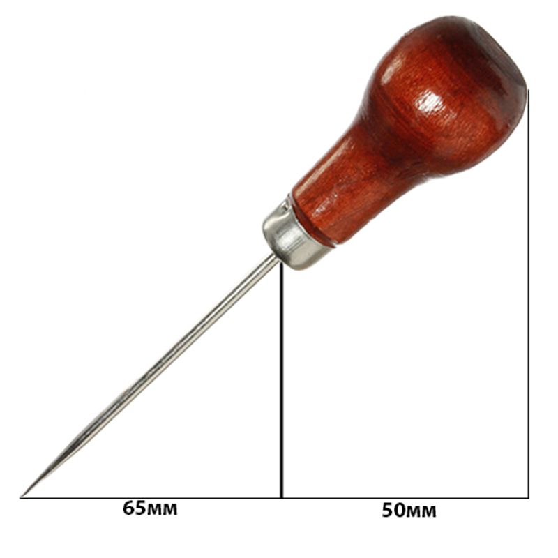 Шило деревянная ручка, 115мм