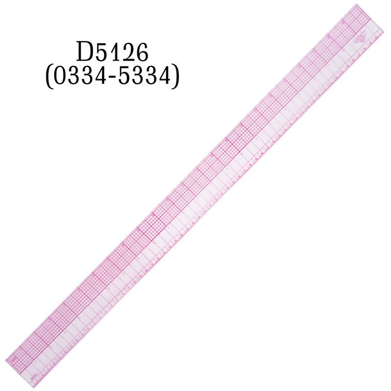 Линейка-лекало портняжное прямое 60 см, В-97, D5126 (0334-5334)