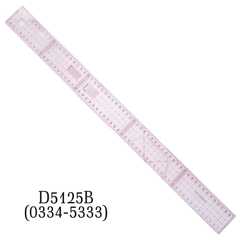 Линейка-лекало портновское прямое 60 см, 2660B, D5125B (0334-5333)