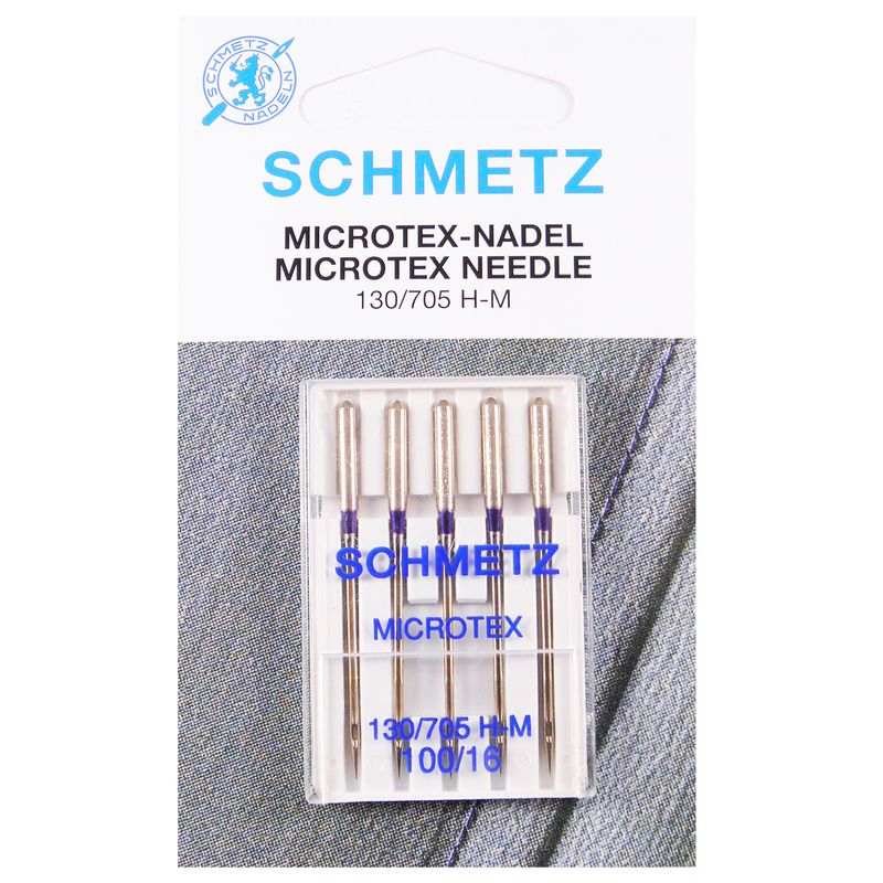 Иглы для шелка и микрофазы № 100/16, SC, (130/705 H-M), 1 уп.=5 шт.