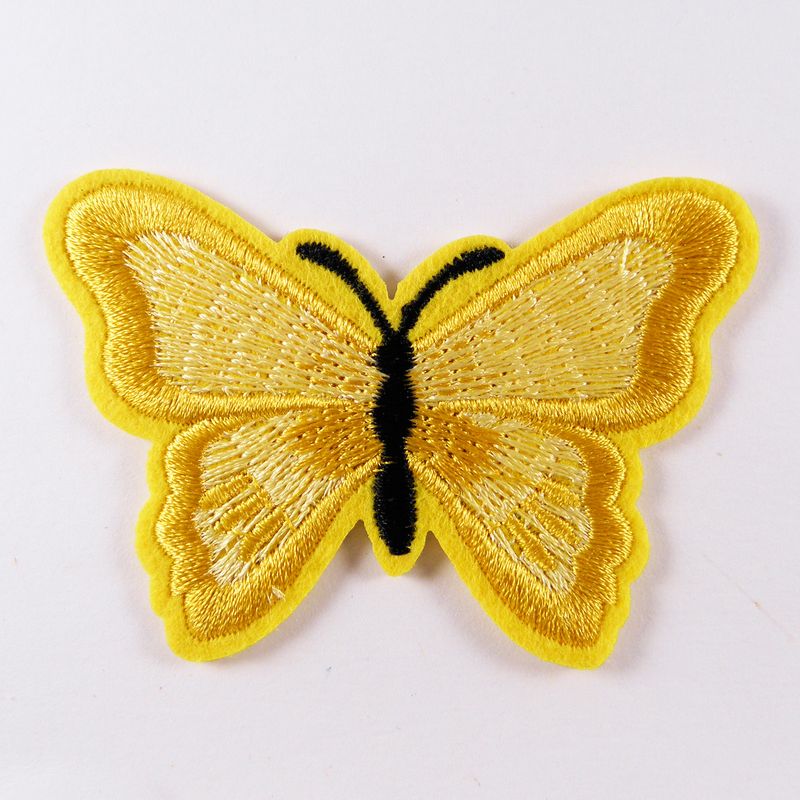 Нашивка патч, термоклеевая, 45мм х 67мм, (Бабочка)