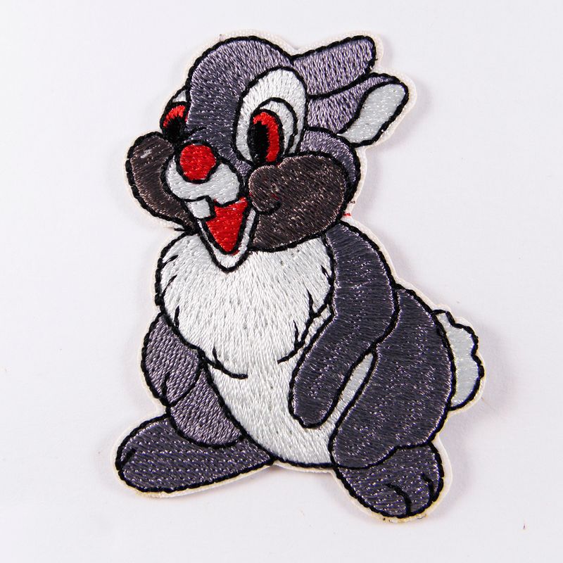 Нашивка патч, термоклеевая, 70мм х 52мм, (Зайка)