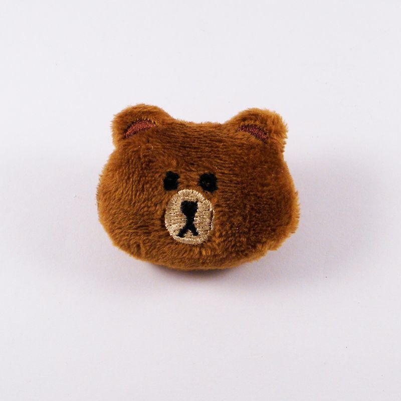 Нашивка объемная, 40мм х 50мм х 15мм, (Мишка)