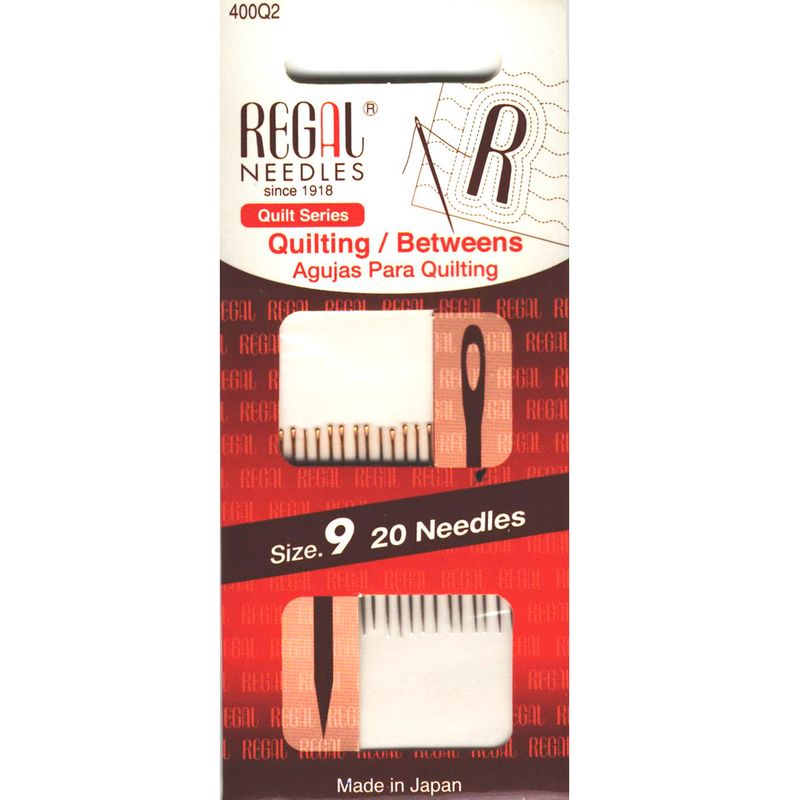Иглы для стежков, квилтинга (Quilting / Between), № 9, золотое ушко, 0, 53x27, 00мм, 400Q2, (20шт)