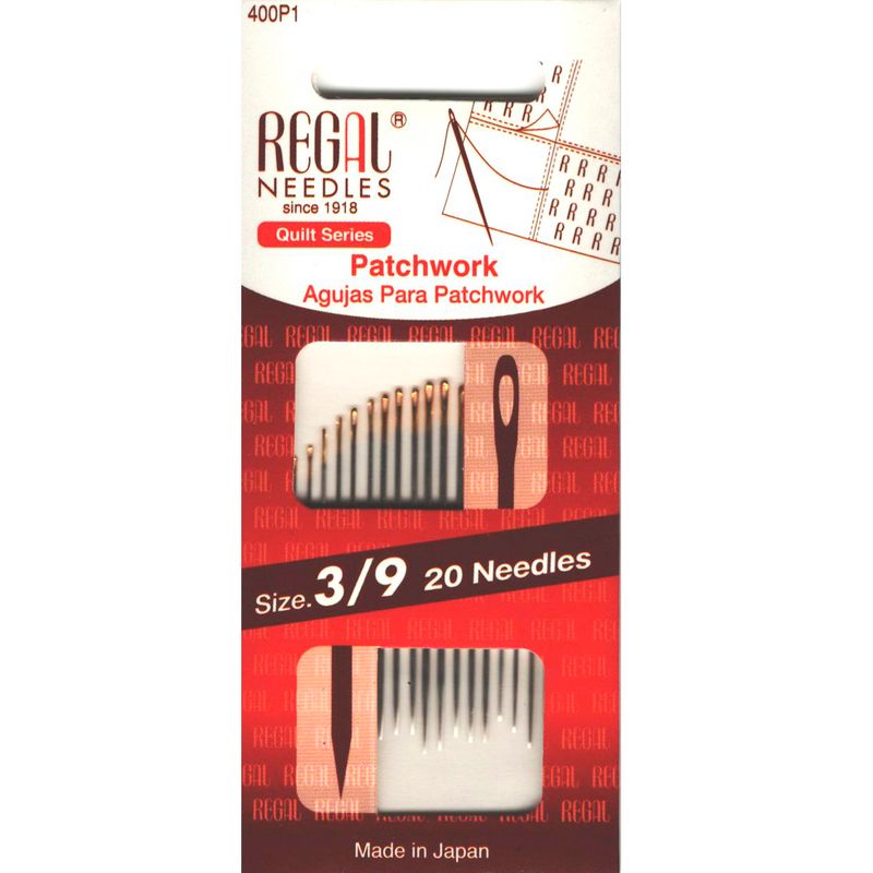 Иглы для пэчворка (Patchwork), № 3/9, золотое ушко, 400P1, (20шт)