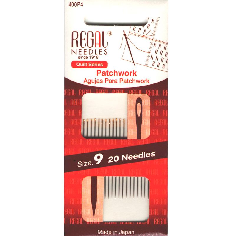 Иглы для пэчворка (Patchwork), № 9, золотое ушко, 0, 53x34, 90мм, 400Р4, (20шт)