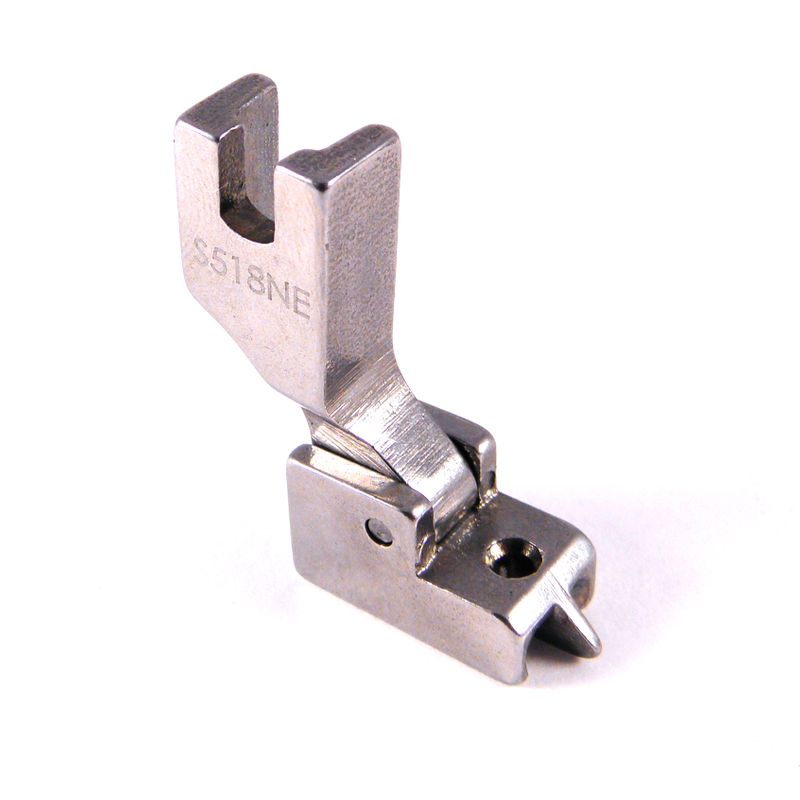 Лапка для промышленных швейных машин, для вшивания молнии потайной с носиком S518NE, СН
