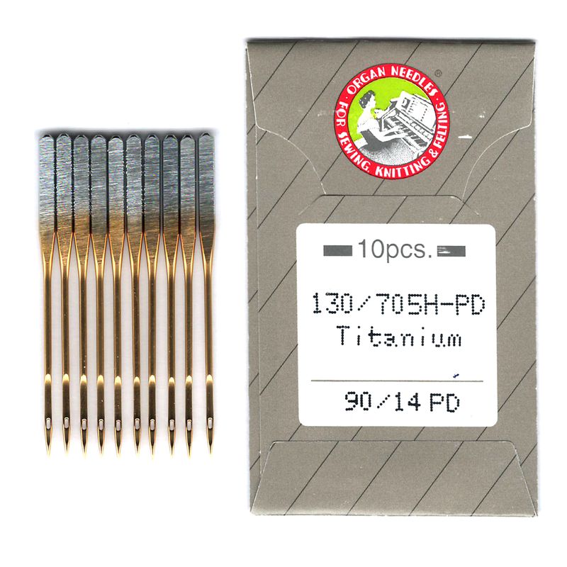 Иглы для вышивания № 90/14, OR, (130 / 705H-PD) Titanium, 1уп. = 10шт, бумага