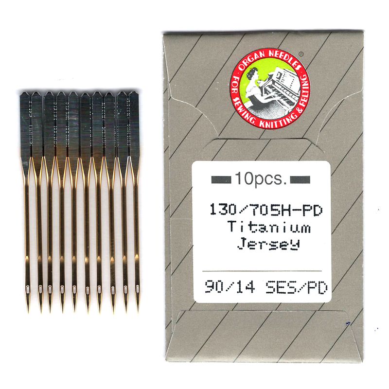 Иглы для вышивания № 90/14, OR, (130 / 705H-PD SES), Titanium, 1уп. = 10шт, бумага