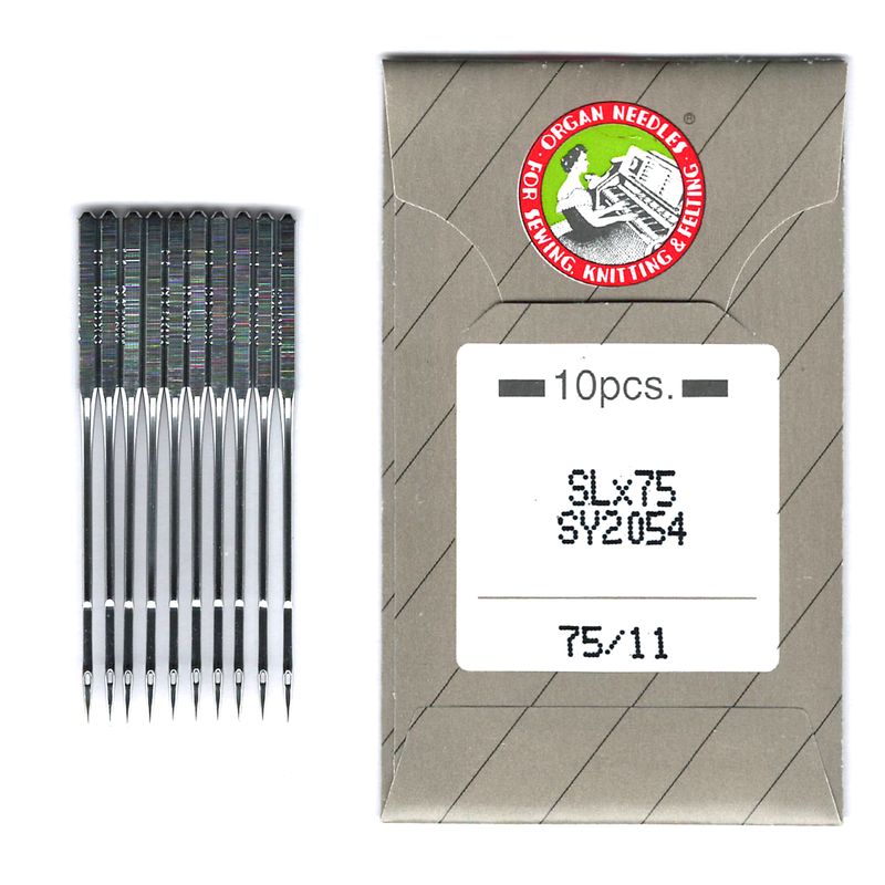 Иглы для оверлока № 75/11, OR, (SLx75, SY2054, (для Singer), 1уп. = 10шт, бумага