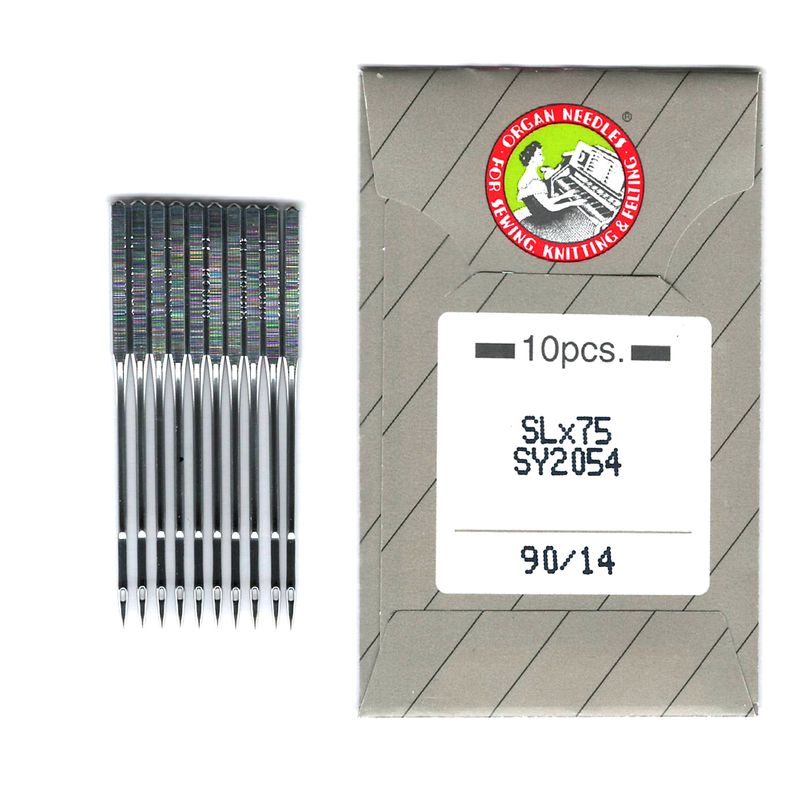 Иглы для оверлока № 90/14, OR, (SLx75, SY2054, (для Singer), 1уп. = 10шт, бумага
