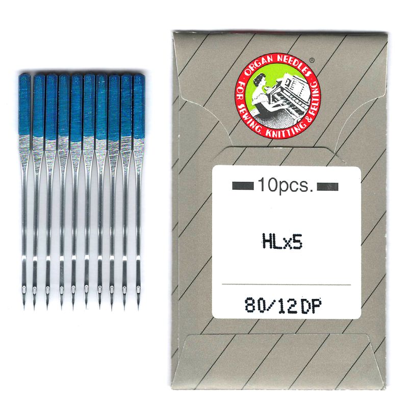 Иглы стегальные № 80/12, OR, (HLx5, HAx1, 15x1 DP Chromium), 1уп. = 10шт, бумага