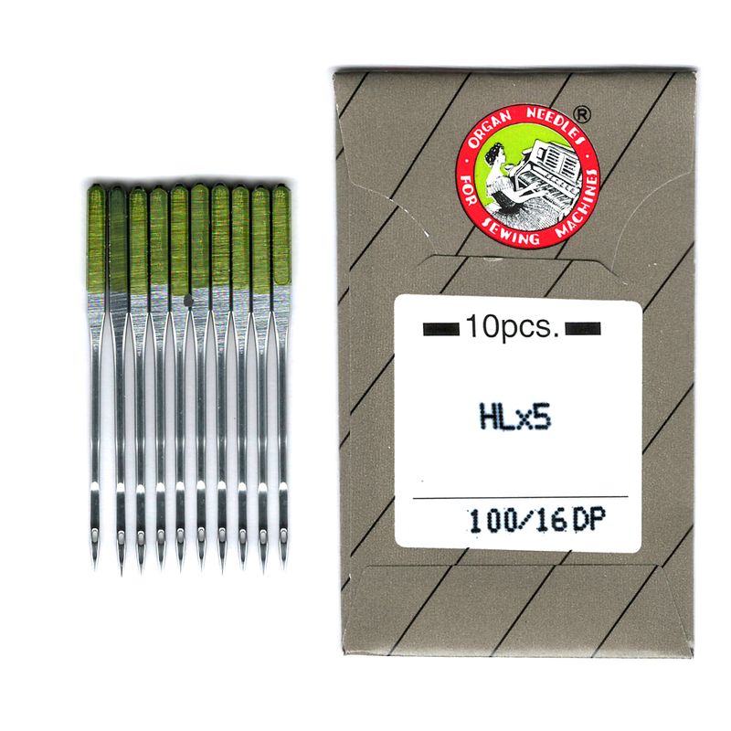 Иглы стебельные №100/16, OR, (HLx5, HAx1, 15x1 DP Chromium), 1уп. = 10шт, бумага