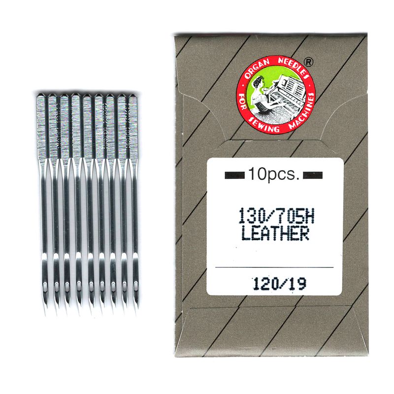 Иглы для кожи №120 / 19 OR (130x705H, 15x1 LL (Leather), 1уп. = 10шт, бумага