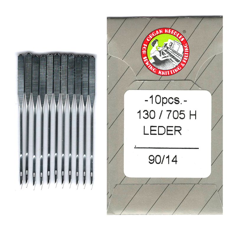 Иглы для кожи № 90/14, OR (130x705H, 15x1 LL (Leder), 1уп. = 10шт, бумага