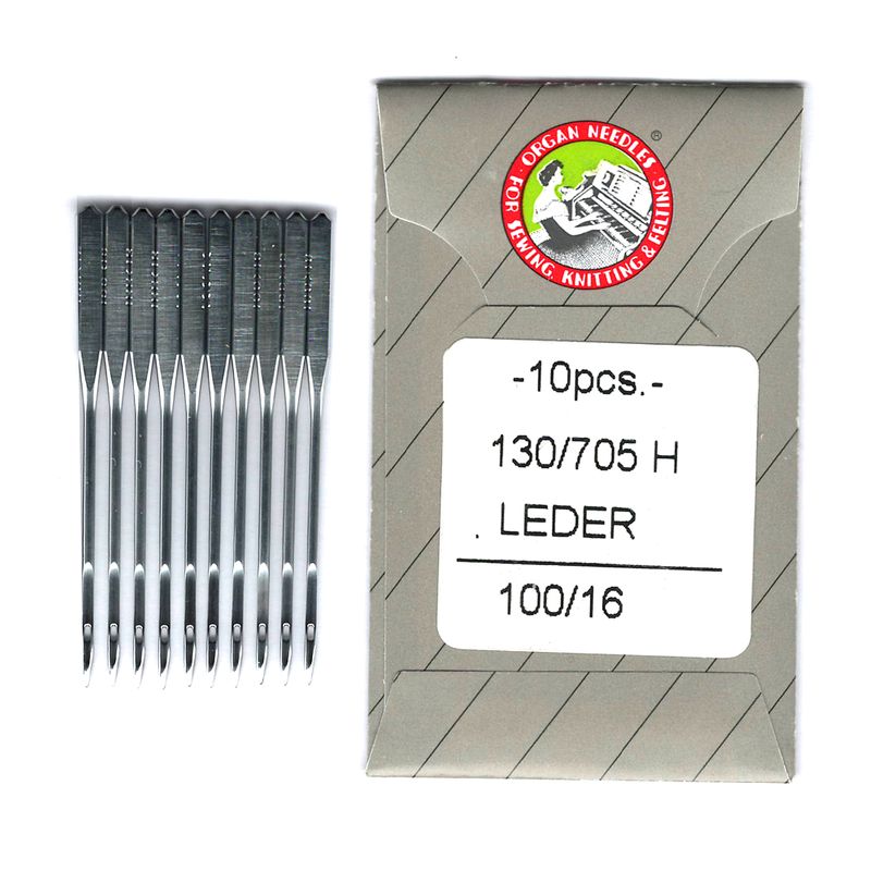 Иглы для кожи №100 / 16 OR (130x705H, 15x1 LL (Leder), 1уп. = 10шт, бумага